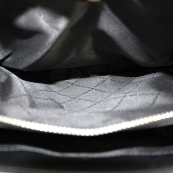 Michael Kors Logo Backpack & Jet Set Travel Wallet Set – Black Monogram - Picture 4 of 13